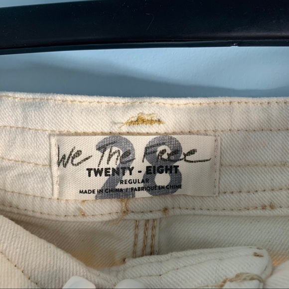 Free People Cream Topstitch Mini Skirt - Picture 8 of 11